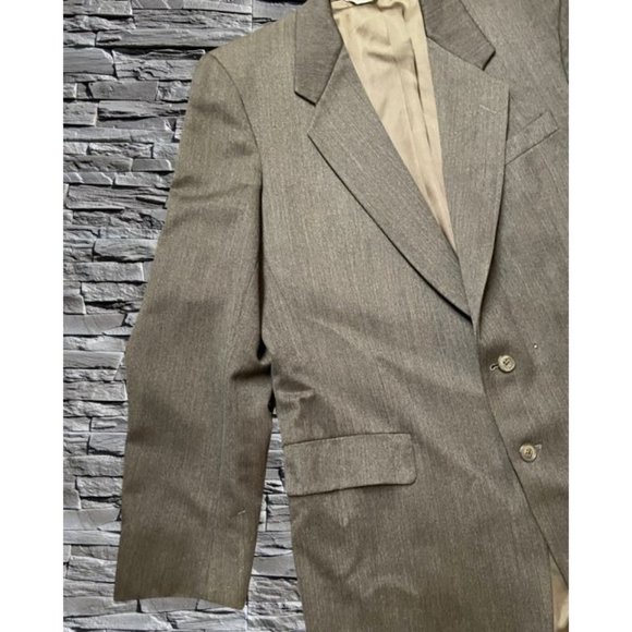 Jaeger Men's Grey Single Breasted Suit Jacket - Picture 10 of 12